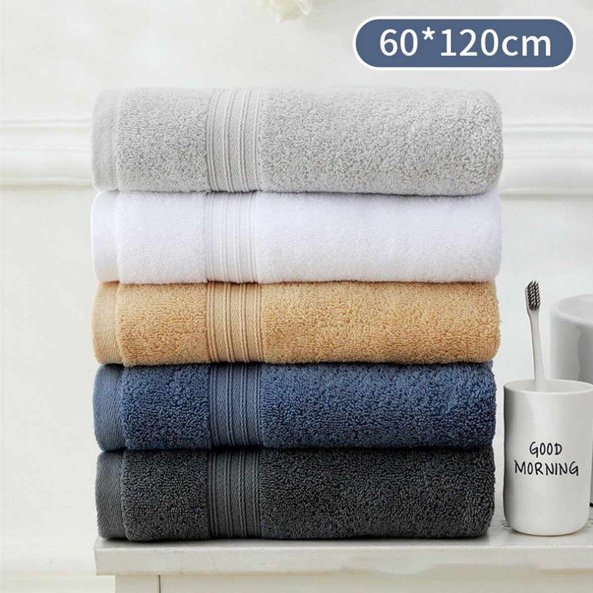 LARGE, THICK, ABSORBENT AND SOFT BATH TOWEL