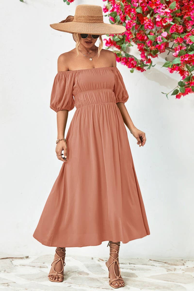 CWDMD4607_2025 NEW FRESH AND SWEET ONE-SHOULDER DRESS