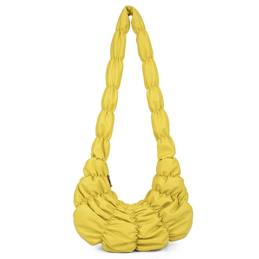 Cloud bag pleated underarm bag sponge bag