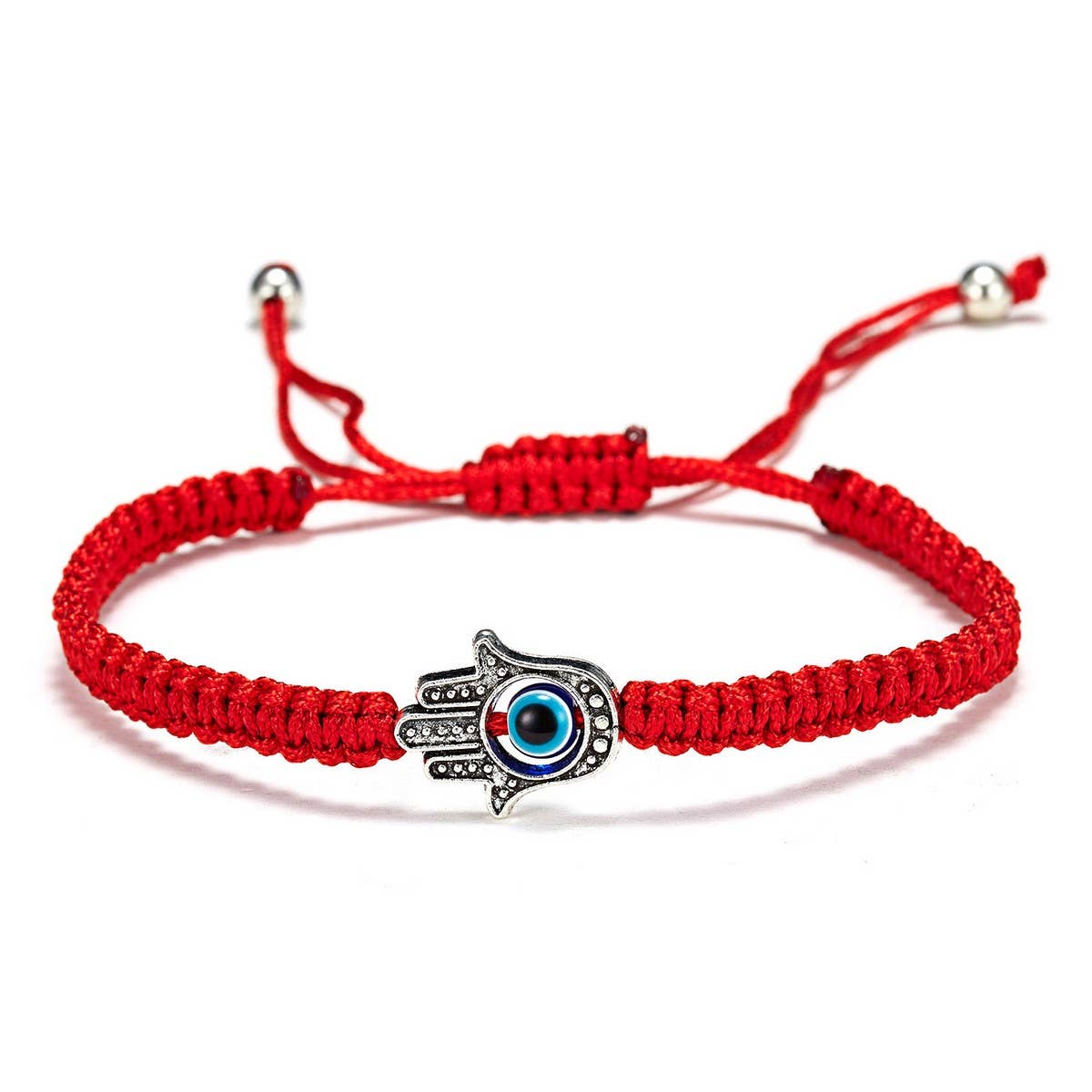 CWAJE2556_BLUE EYE EVIL EYE RED STRING BRACELET