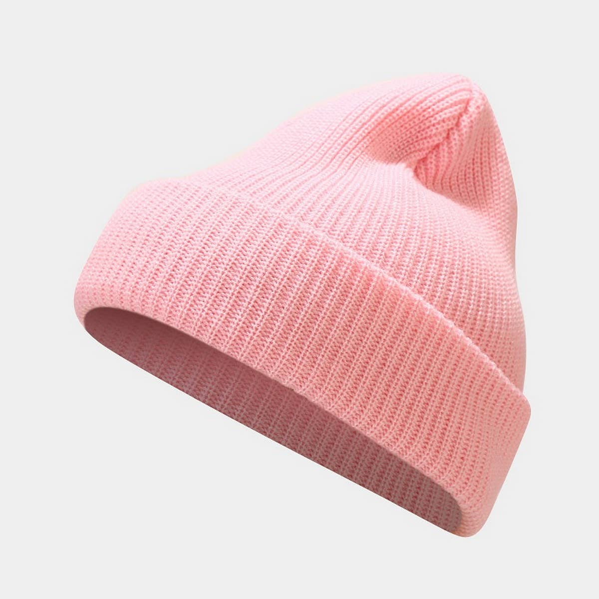 SIMPLE WOOL KNITTED HAT_CWAH1585