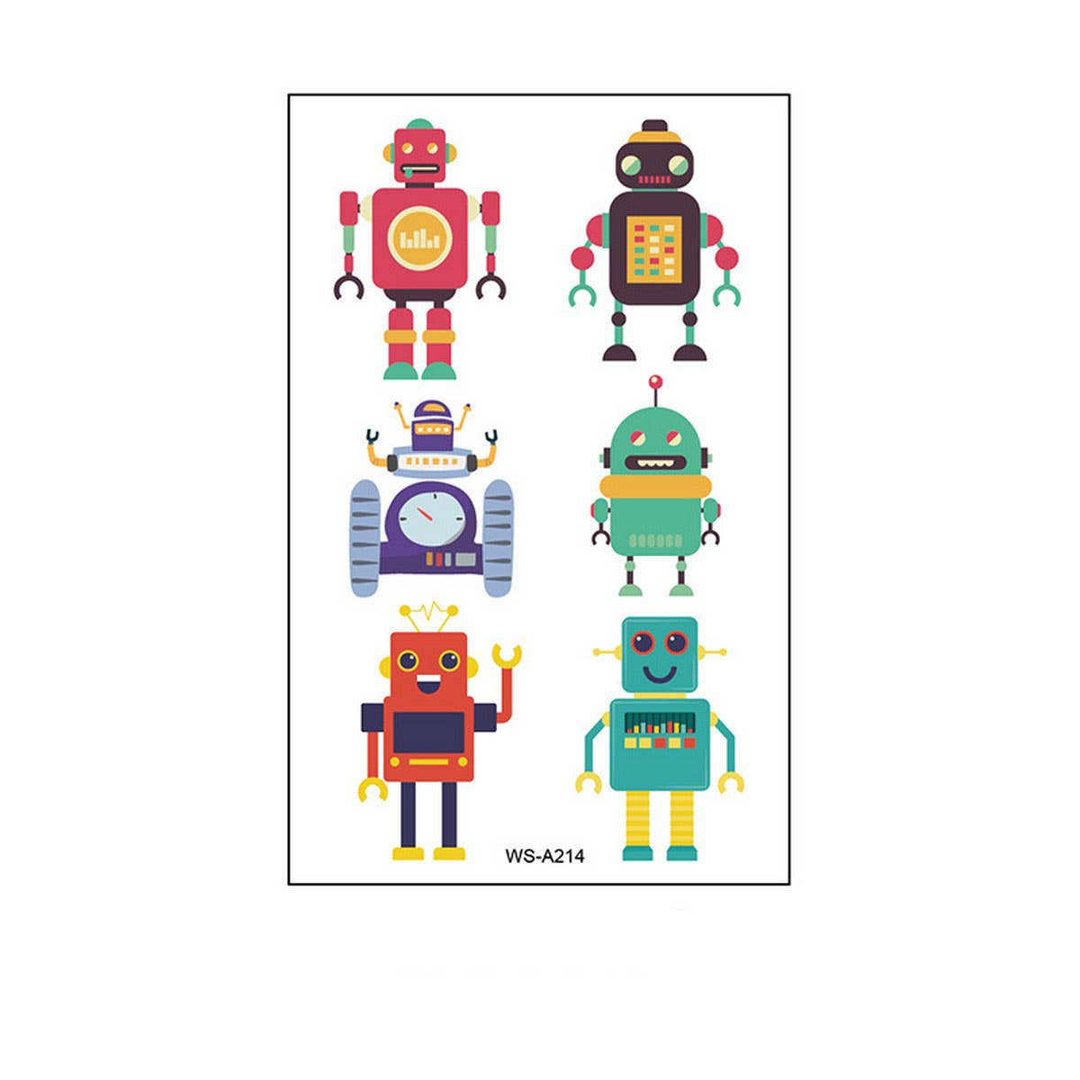 Cute Waterproof Temporary Tattoo Stickers Set