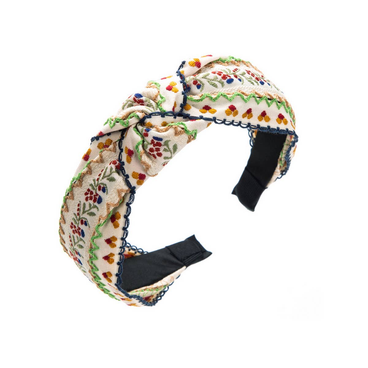 WOMEN NEW CROSS EMBROIDERY HEADBAND