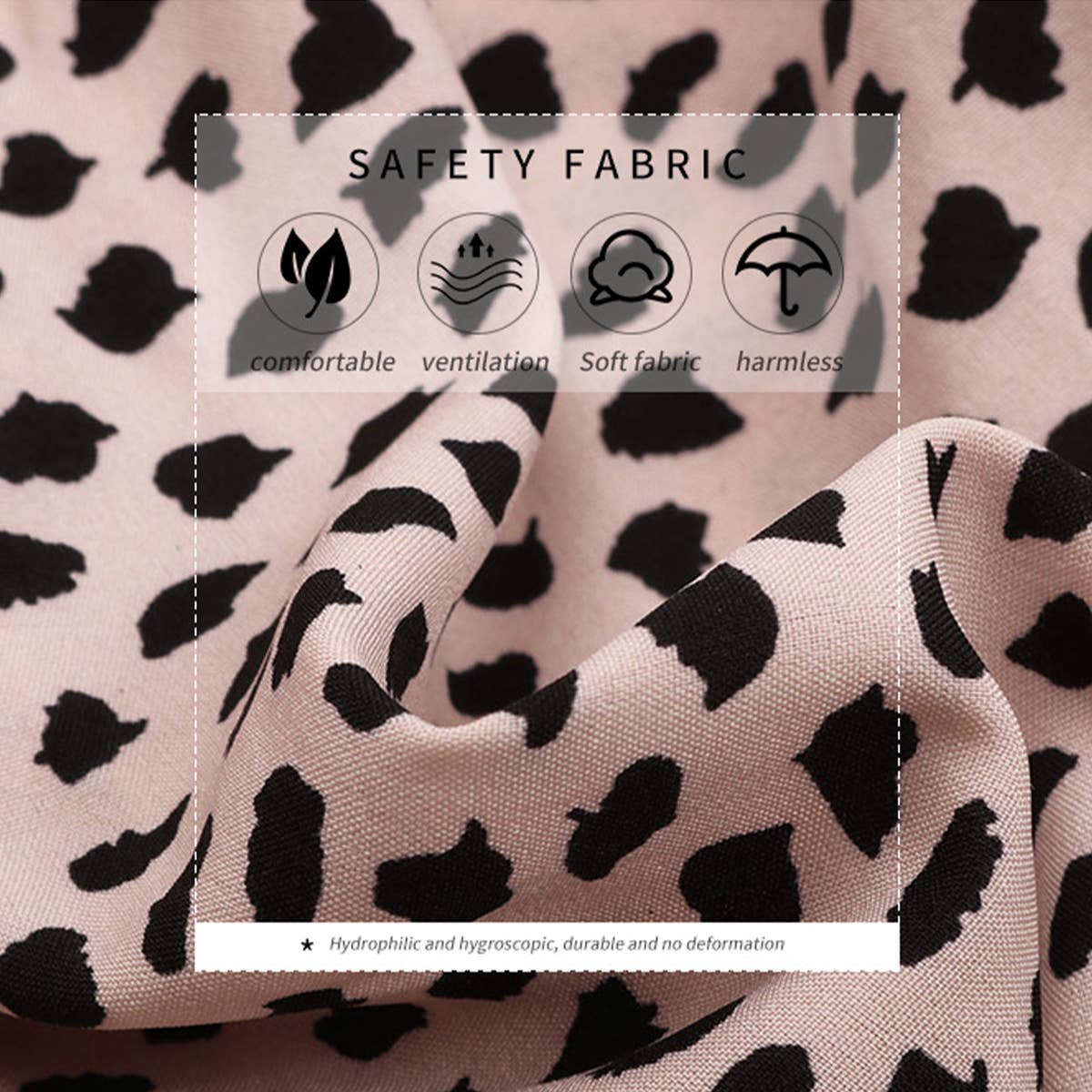 SHORT SLEEVE LEOPARD PRINT MID-LENGTH DRESS