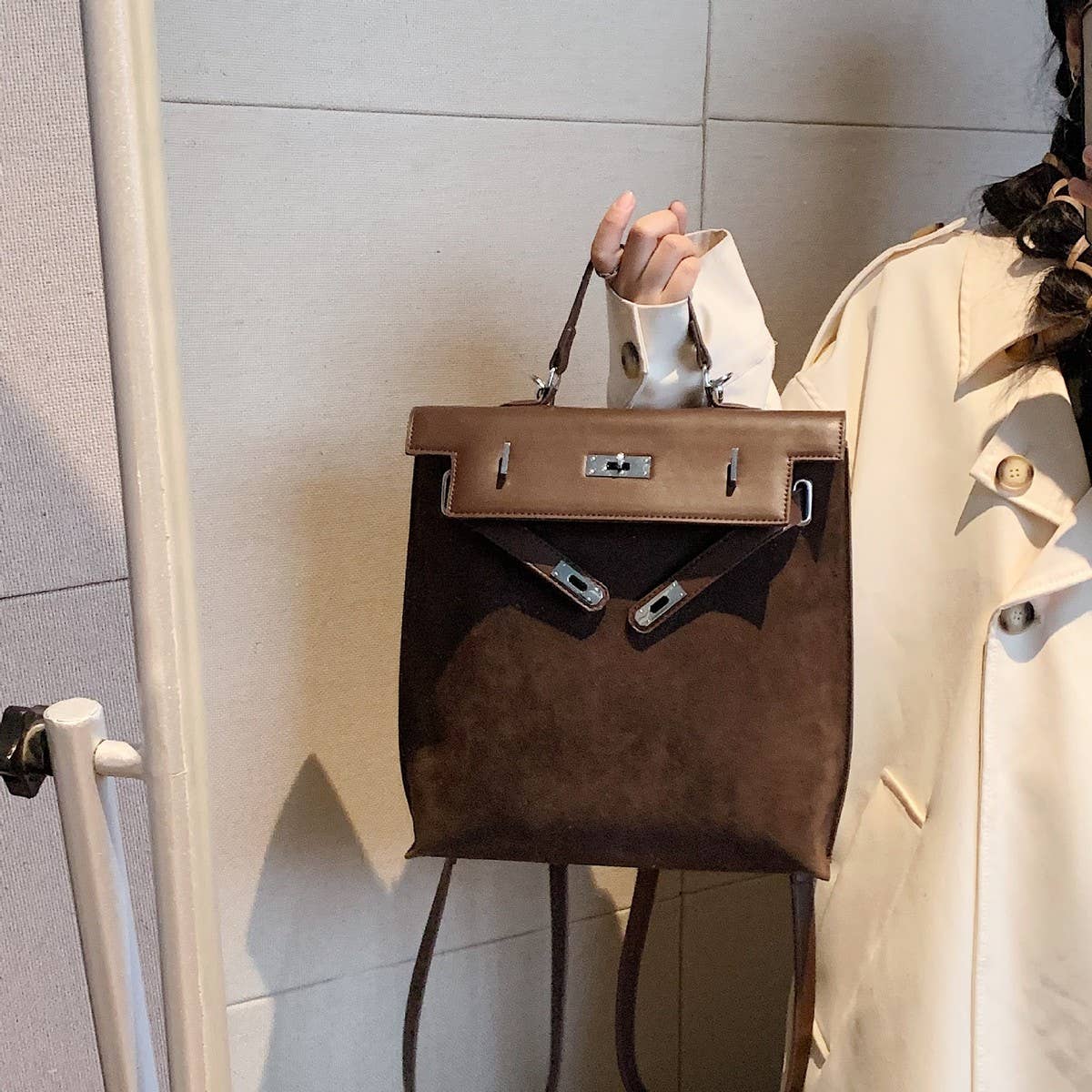 VINTAGE CASUAL PU LEATHER BACKPACK FOR WOMENS_CWAB1789