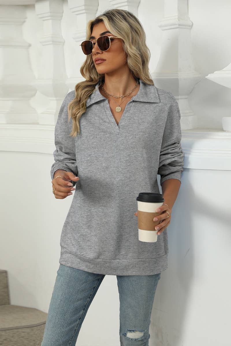 CWOHOL1027_WINTER CASUAL LAPEL LONG SLEEVE HOODIE TOP