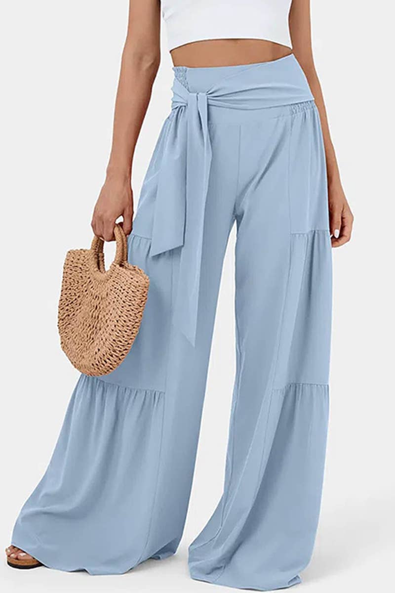 WOMEN CASUAL WIDE PANTS_CWBLP0352
