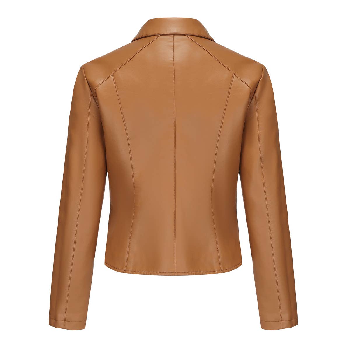 STUDDED LEATHER JACKET BUTTON LEATHER JACKET