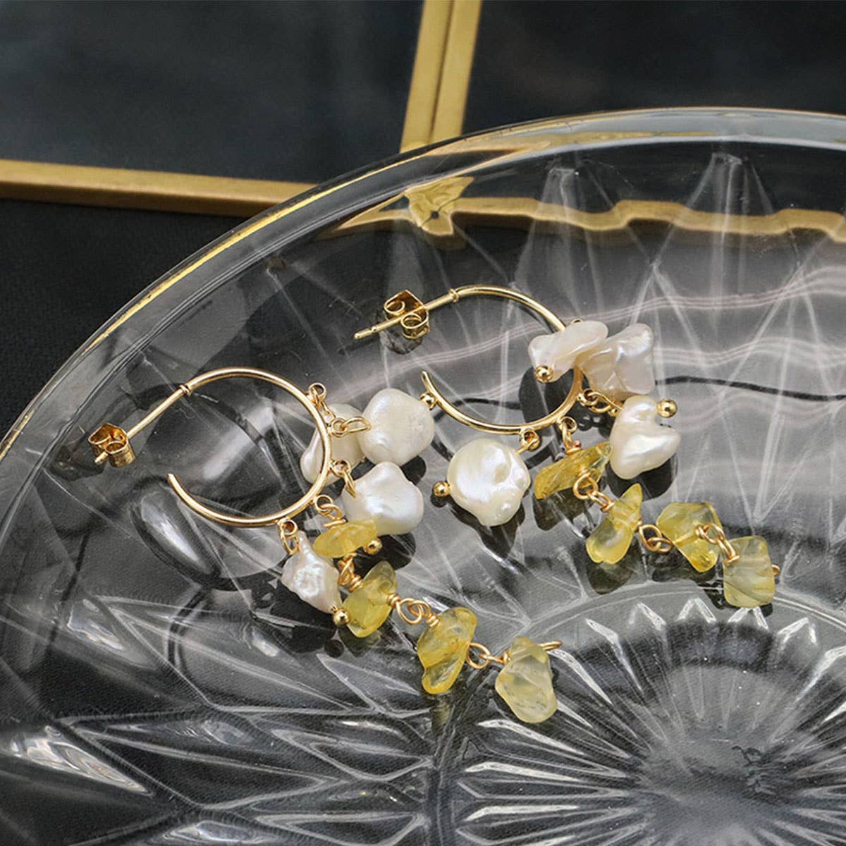 WOMEN'S HIGH-END NATURAL PEARL EARRINGS