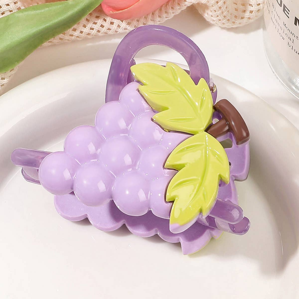 Fresh Fruit Shark Hair Claw for Bun,Cute Hair Clip_CWAHA1638