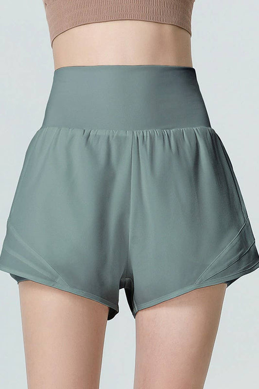 CWBSP0464_BREATHABLE ANTI-EXPOSURE LOOSE YOGA SHORTS