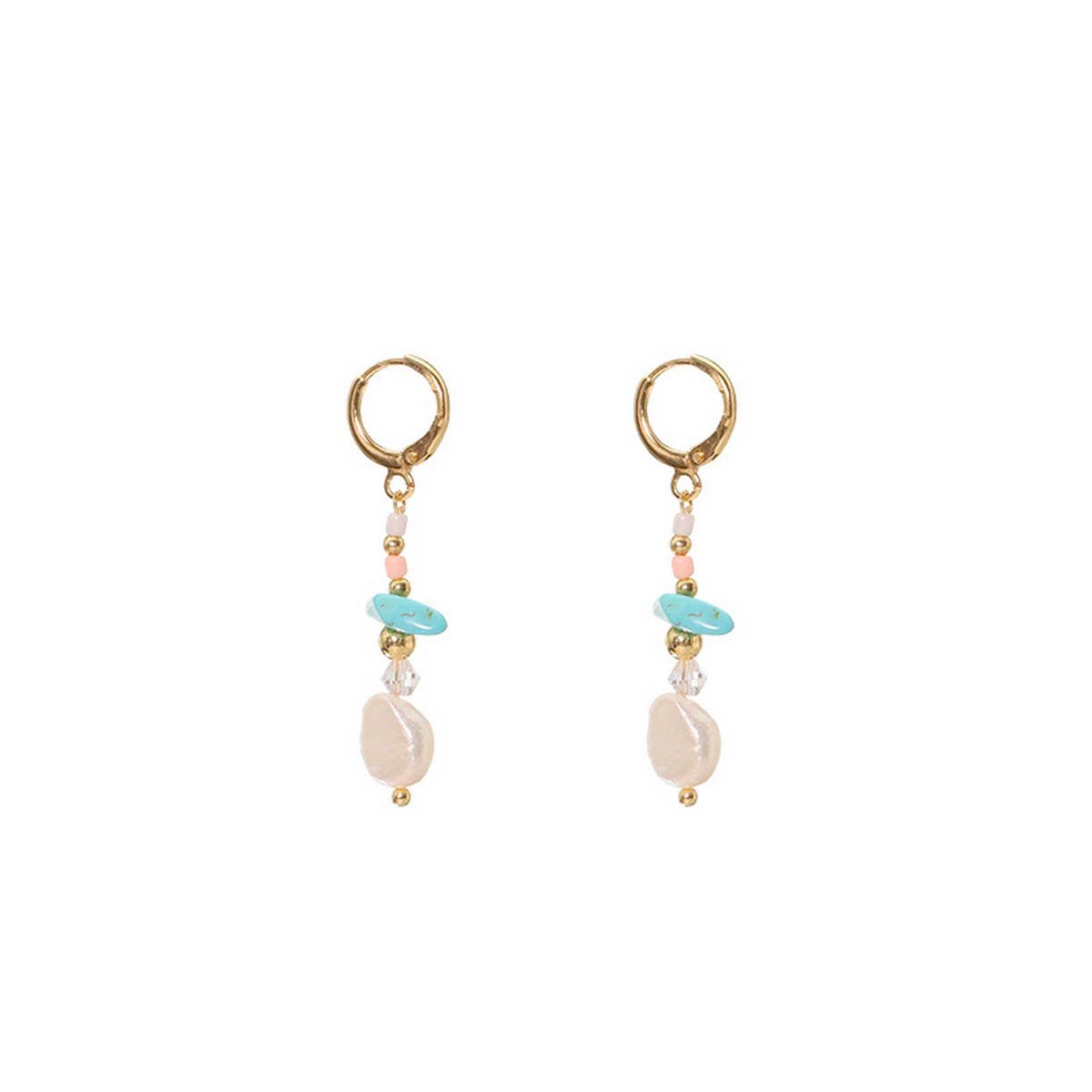 HIGH-GRADE RETRO NATURAL PEARL EARRINGS FOR WOMEN
