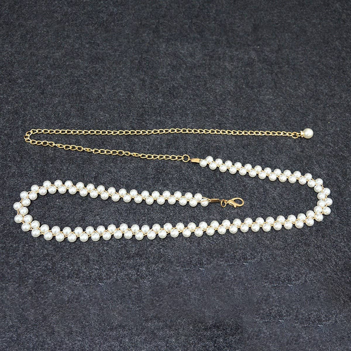 CASUALVERSATILE PEARLSTRING ELEGANTWAIST CHAIN_CWABE0501