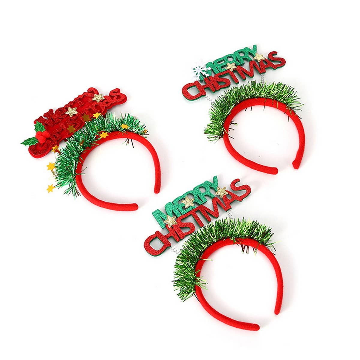 CHRISTMAS SEQUINED ENGLISH CHILDREN'S HEADBAND