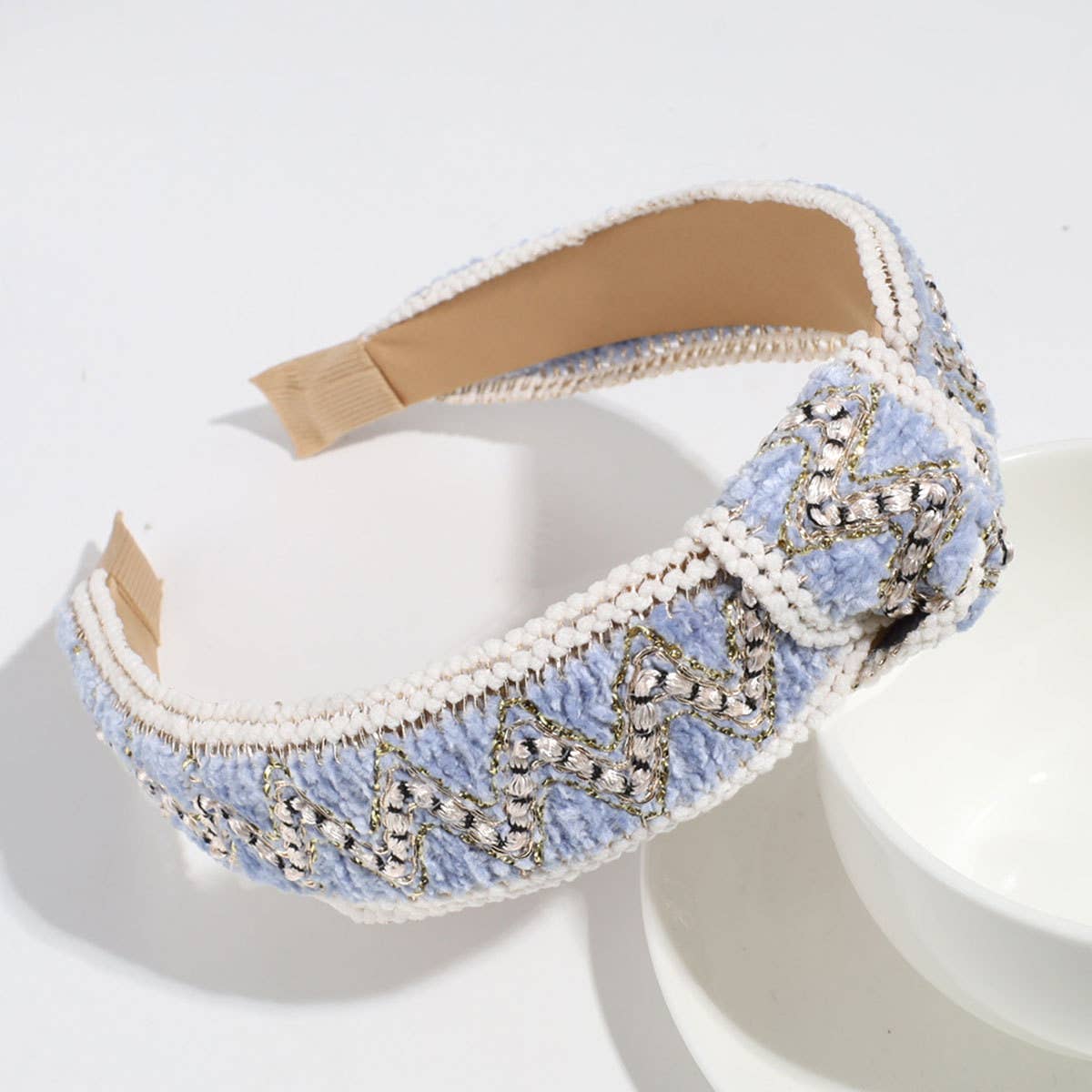 VINTAGE WIDE KNOTTED HEADBAND