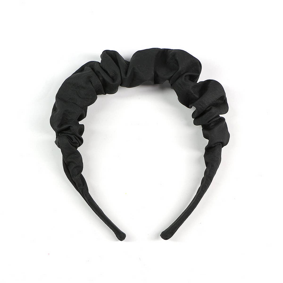 SIMPLE PLEATED SOLID COLOR HEADBAND_CWAHA0976