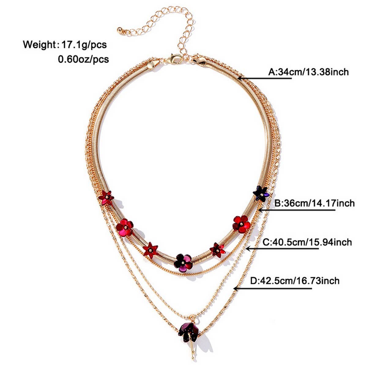FASHIONABLE AND VERSATILE EARRING AND NECKLACE SET_CWAJE2833