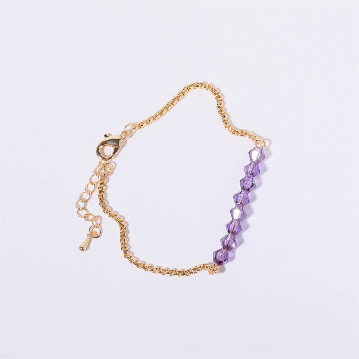 WOMEN'S CREATIVE TWELVE BIRTHSTONE BEADED BRACELET