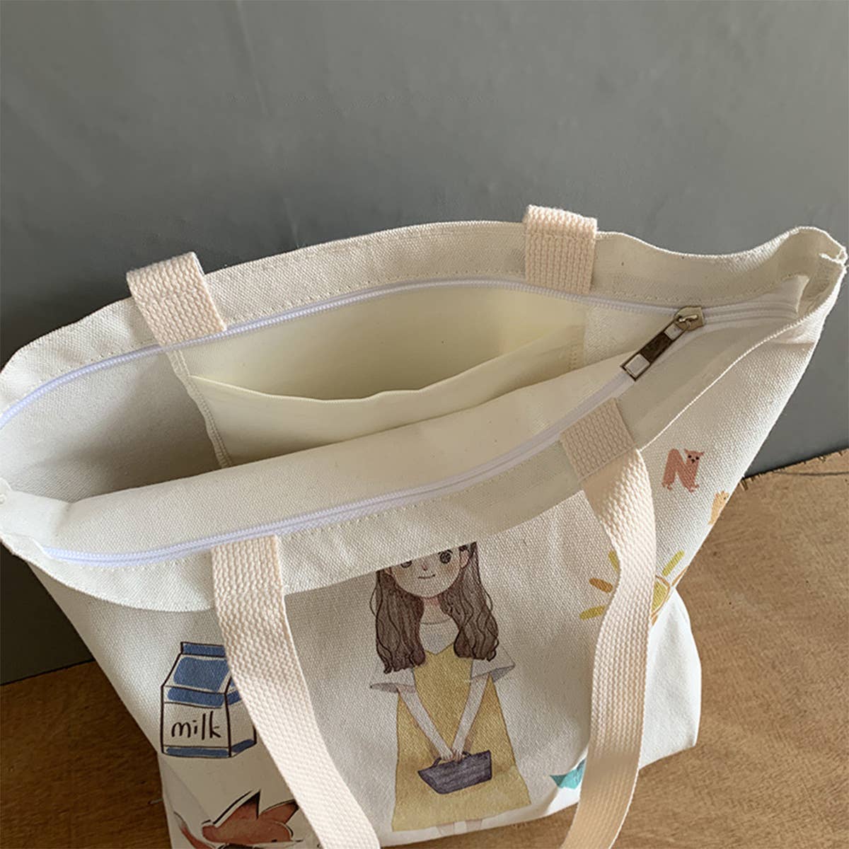 NEW SWEET AND CUTE GIRL CANVAS BAG_CWAB2186