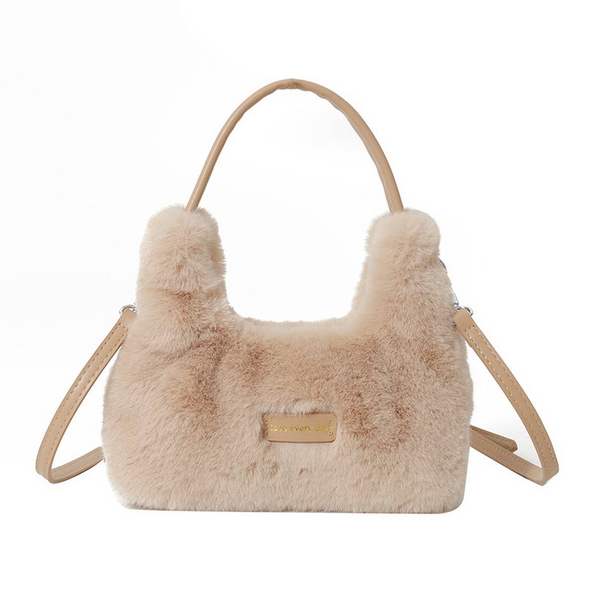 WINTER FASHION CROSSBODY BAG FAUX FUR PLUSH BAG_CWAB3932