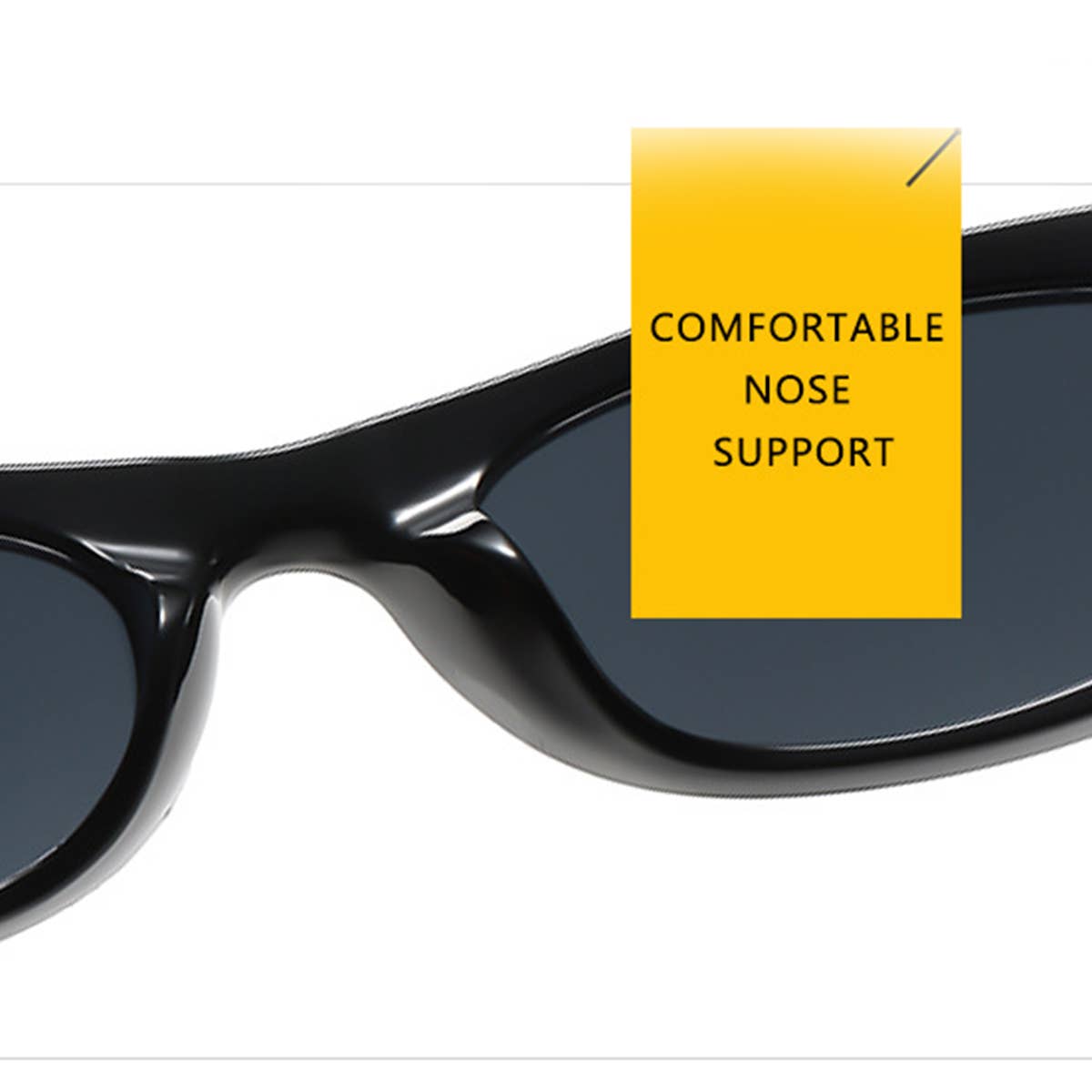 WOMEN NARROW FRAME RETRO OVAL SUNGLASSES