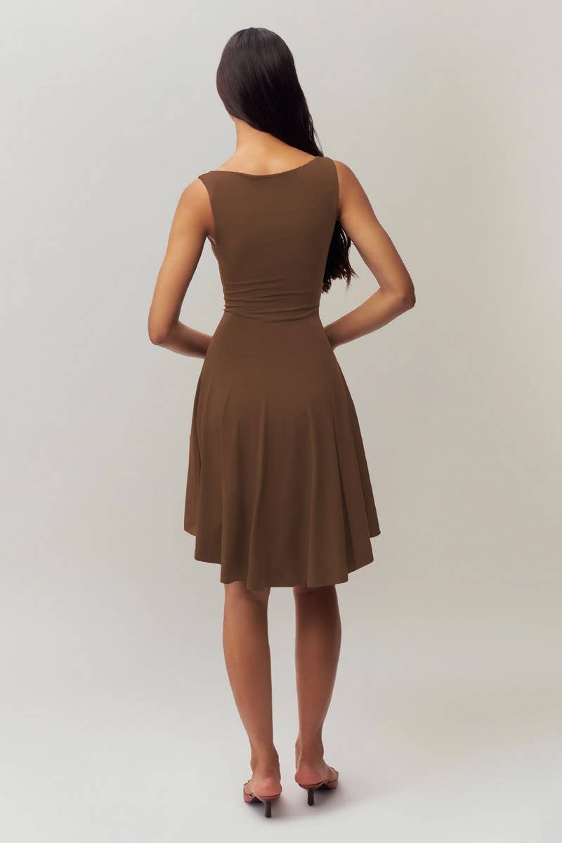 CWDSD8794_SOLID SLEEVELESS SEXY OFF-SHOULDER DRESS