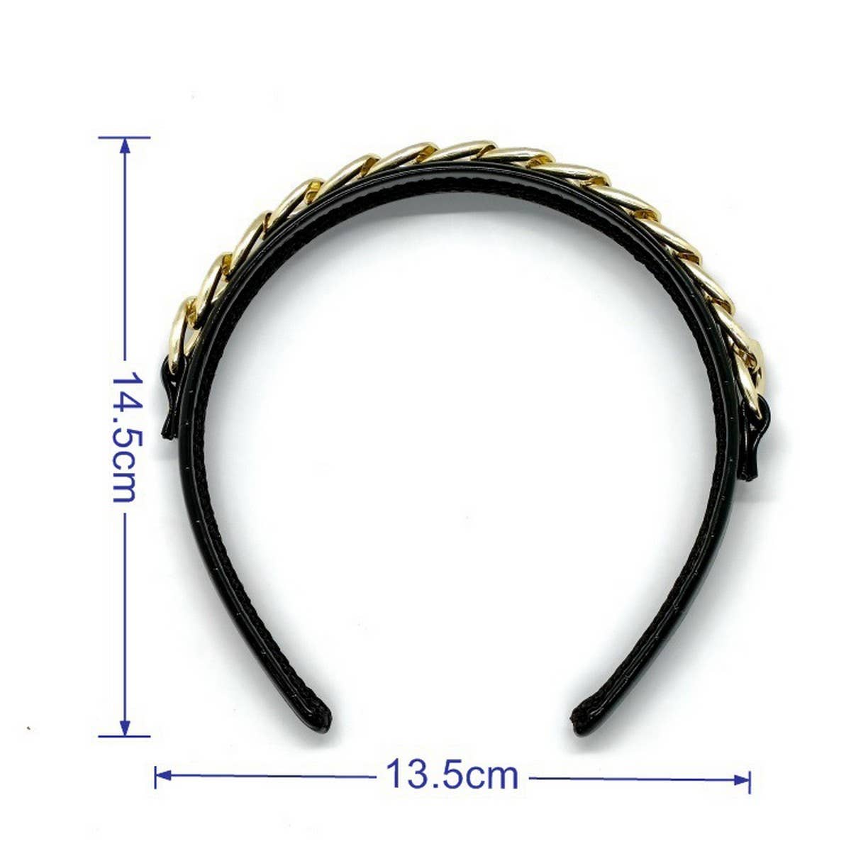 New Classic Croc Chain Punk Elegant Headband