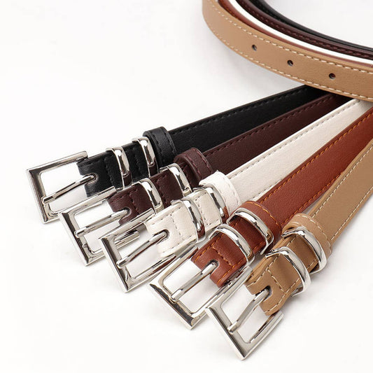 CWABE0941_SIMPLE HIGH-END SQUARE BUCKLE BELT