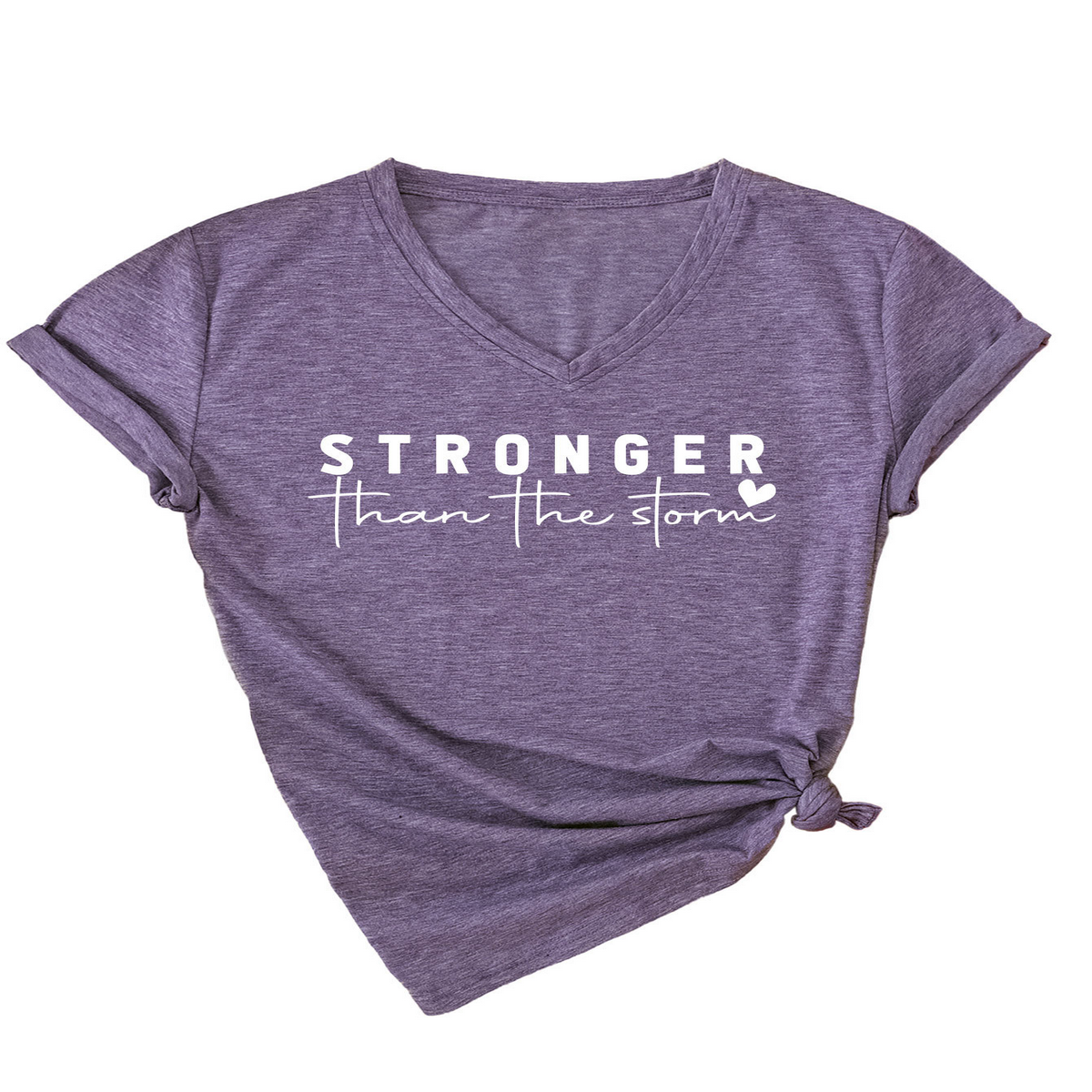 Basic V-Neck Tee for Women, Soft and Stylish_CWTTS1470