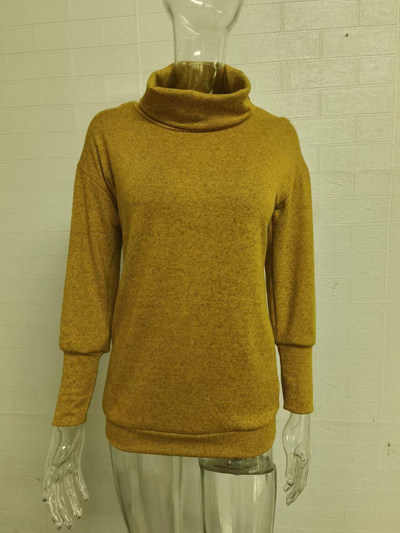 FASHION CASUAL TURTLENECK CASHMERE GROUND SWEATER