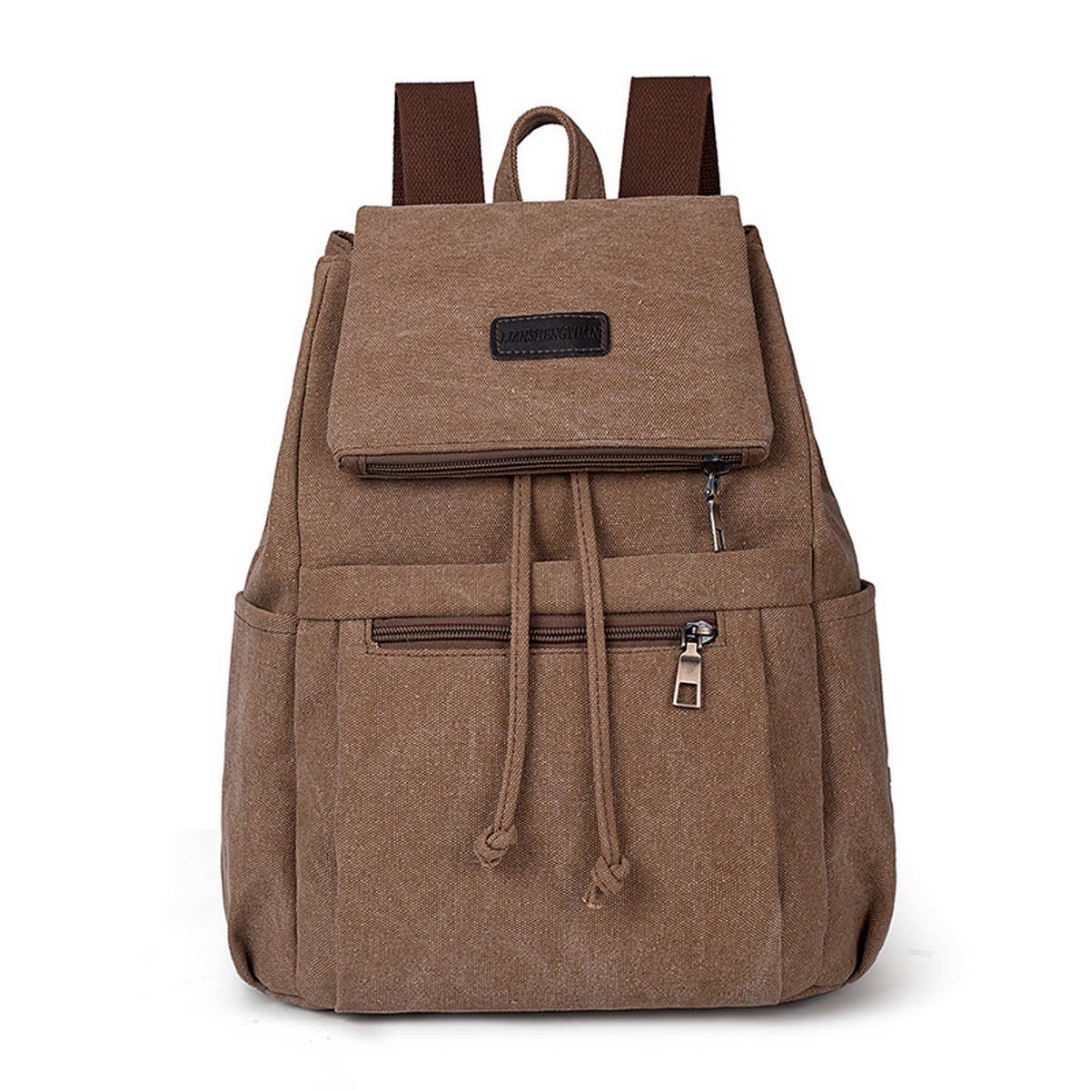 SIMPLE VERSATILE BACK-TO-SCHOOL CANVAS BACKPACK_CWAB2202