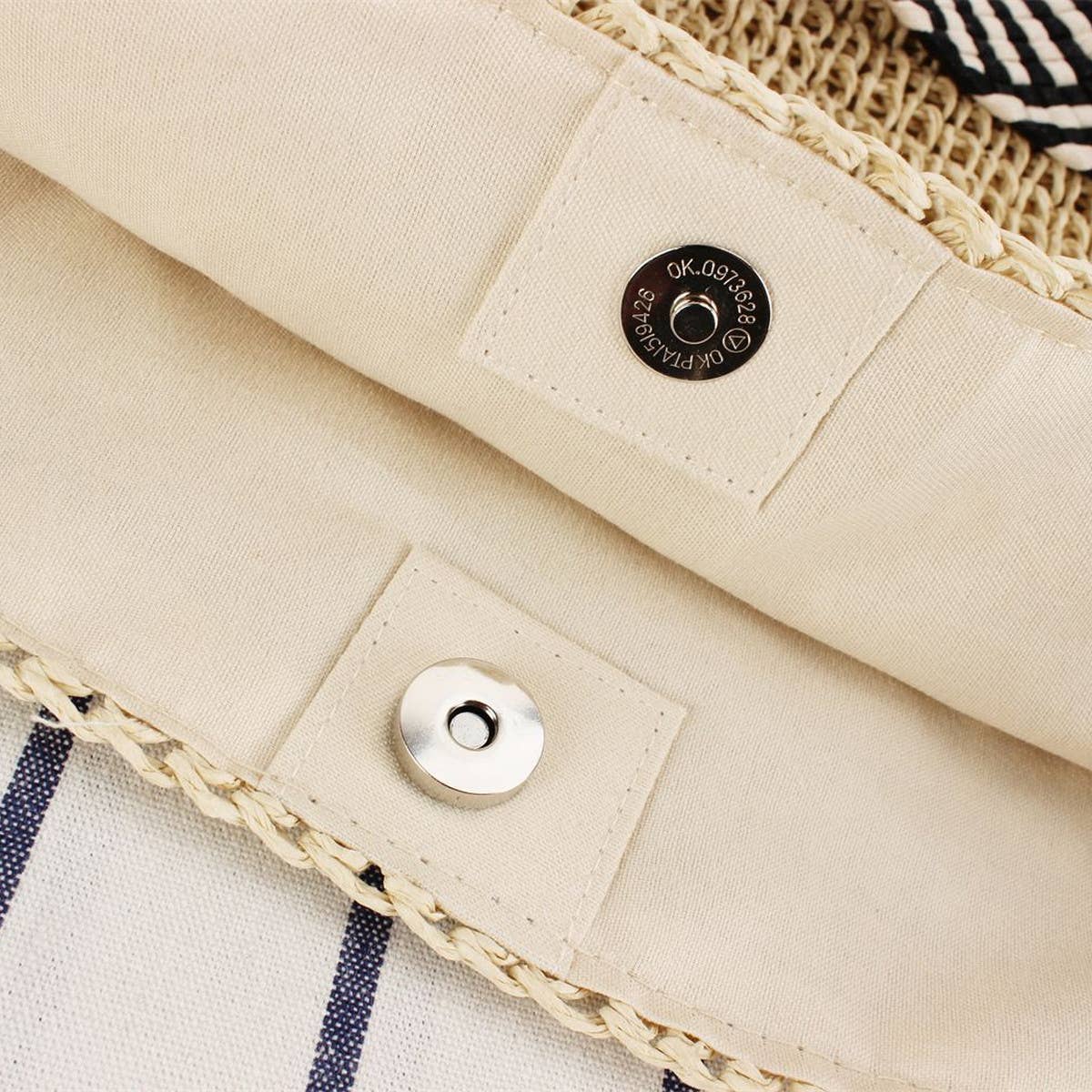 KNOTTED STRAP BEACH STRAW BAG_CWAB2012