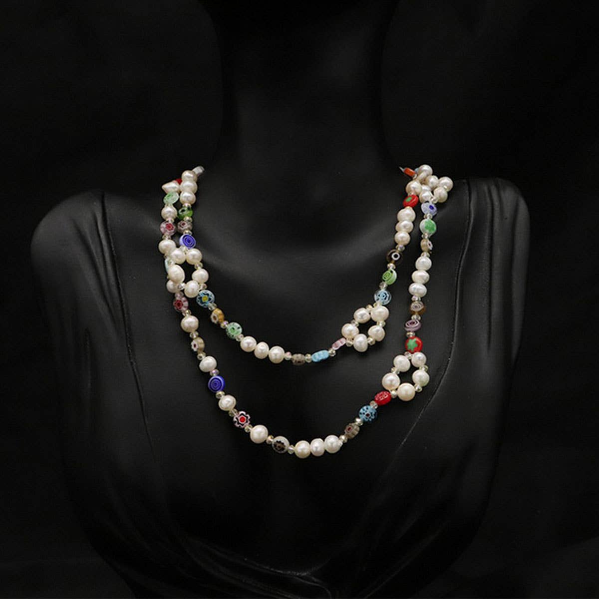 WOMEN'S NATURAL FRESHWATER PEARL NECKLACE