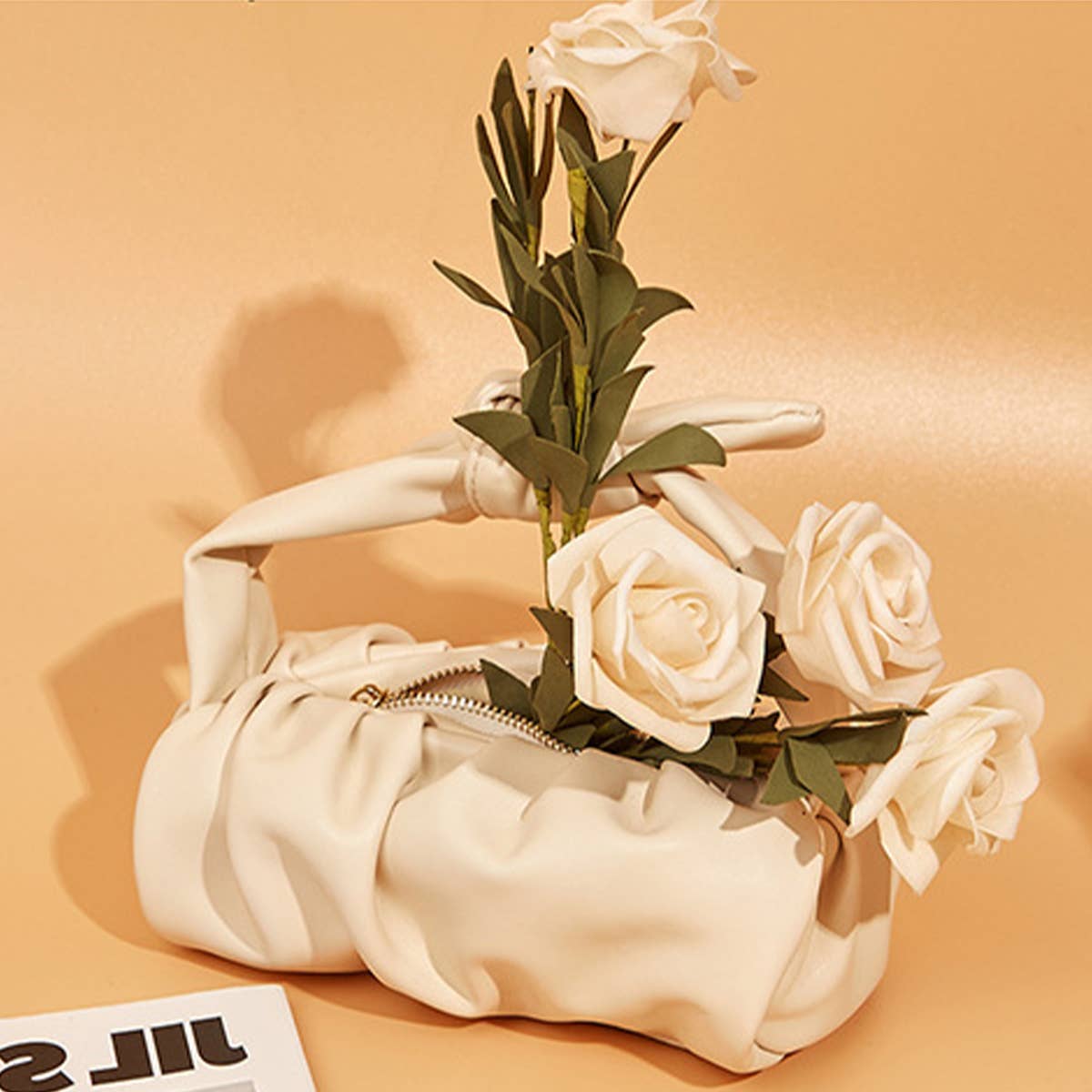 PORTABLE BOW HANDBAG MAKEUP BAG_CWAB1433