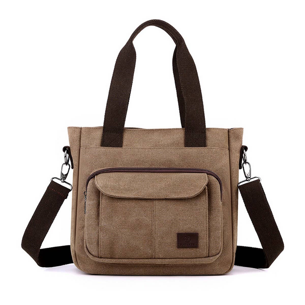 RETRO CASUAL CANVAS SHOULDER MESSENGER BAG_CWAB3483