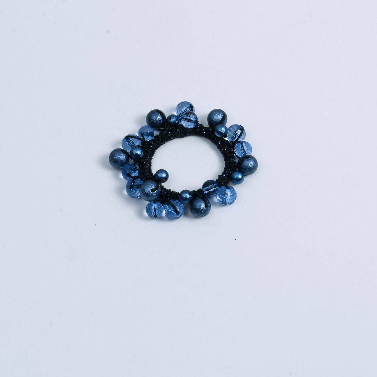 Simple Cute Hair Tie Sweet Wrinkled Pearl Elastic_CWAHA6772
