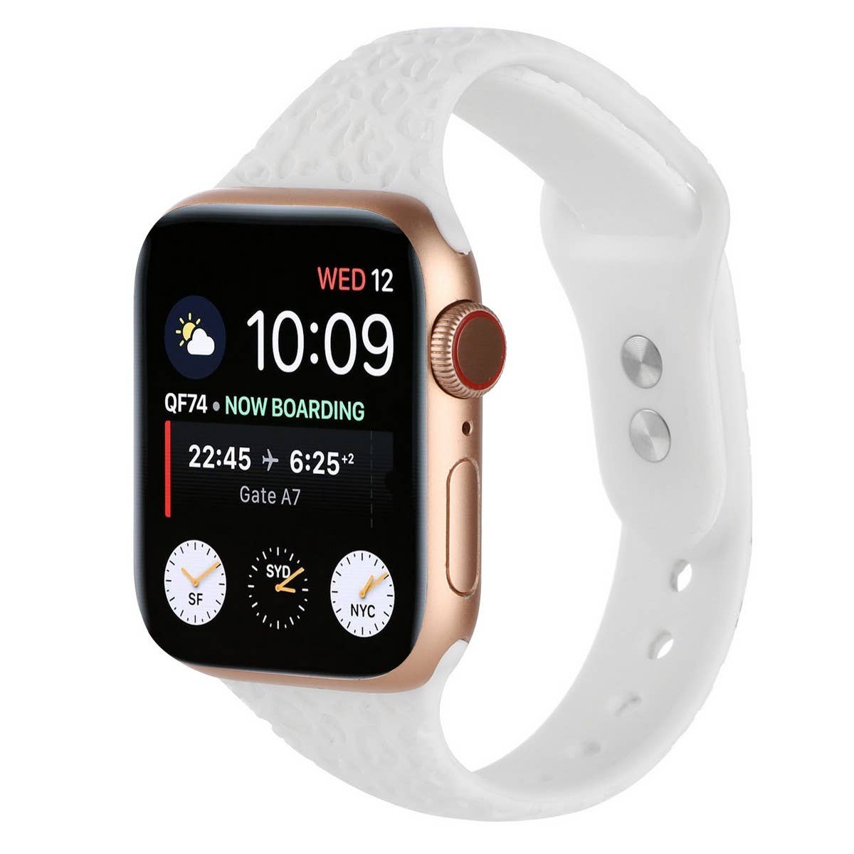 APPLE WATCH9-1 ENGRAVED LEOPARD PRINT STRAP IWATCH8_CWWW0070