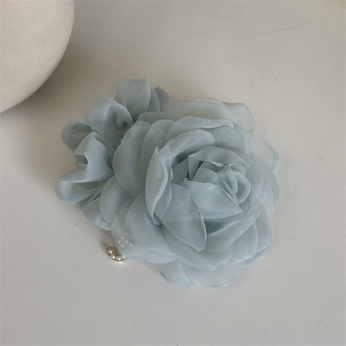 GENTLE AND PURE STYLE MESH ROSE HAIRBAND
