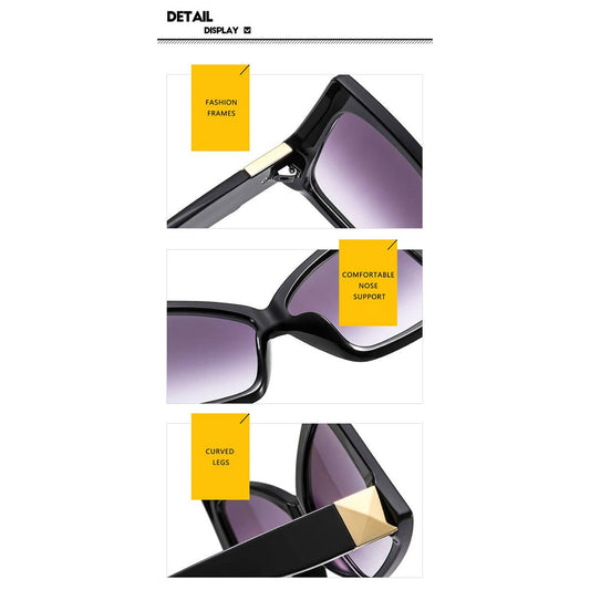 IRREGULAR LARGE FRAME SUNGLASSES
