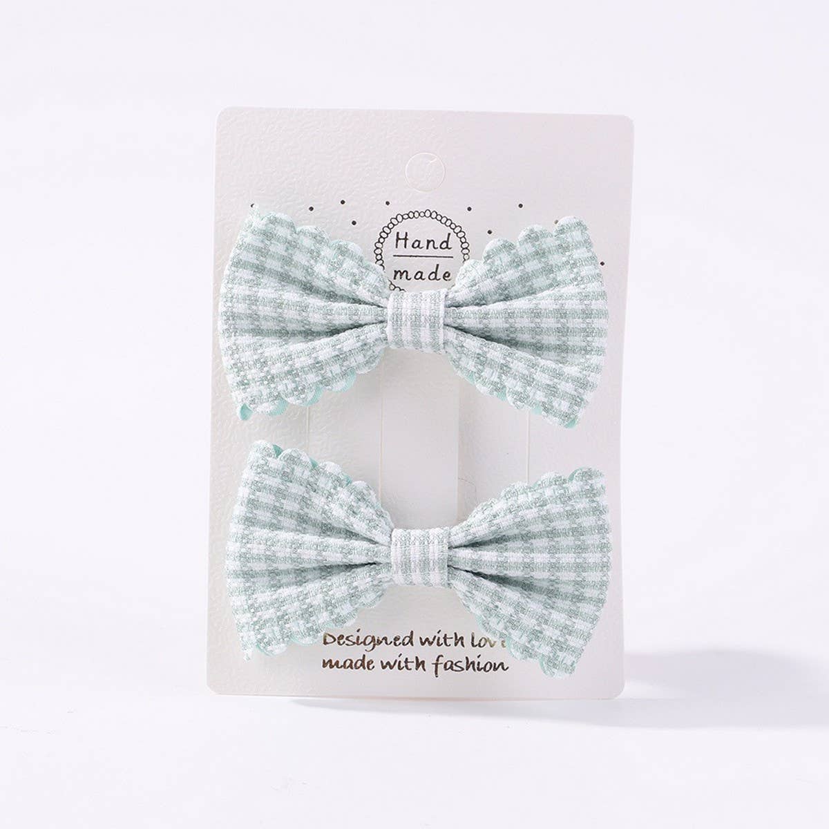 Girls¡¯ Plaid Lace Hair Clips ? Daily & Princess