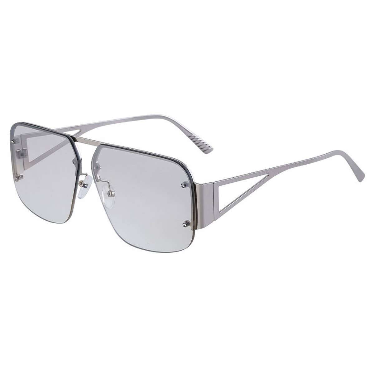 SQUARE CUT EDGE RIMLESS SUNGLASSES_CWASG0684