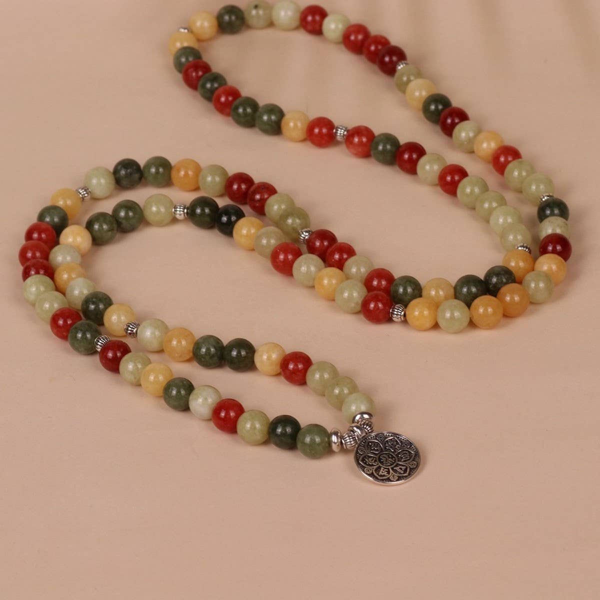 COLORED STONE BEADED BRACELETS WITH STRETCHY BANDS