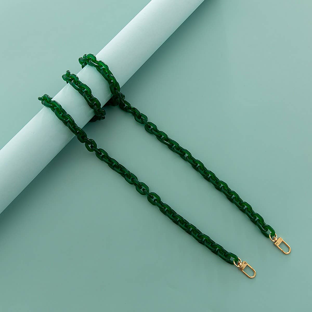 47.24" Jelly Crystal Clear Chain Bags Strap_CWMM5069