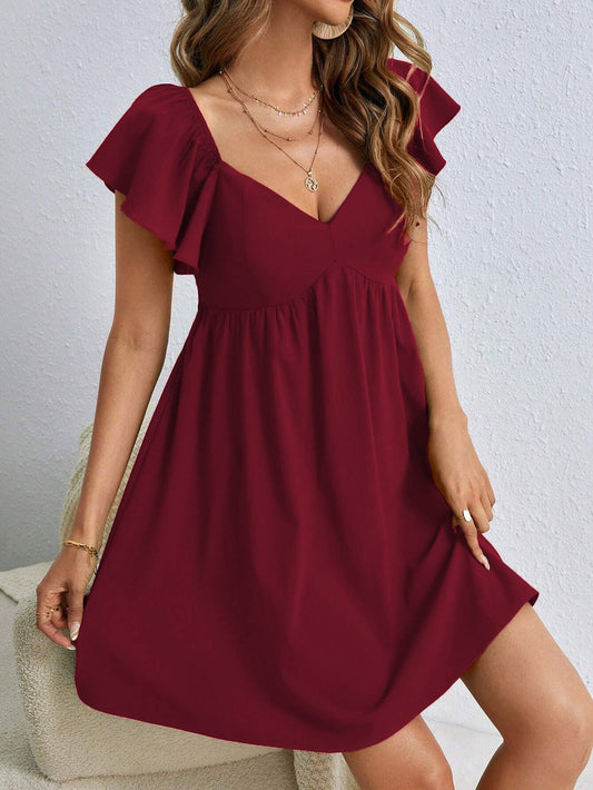 V-neck sexy design dress