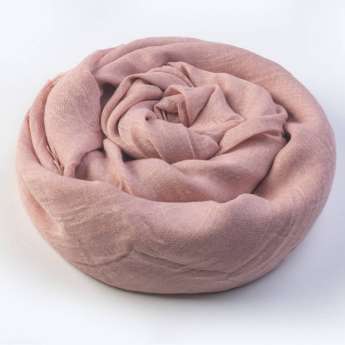 Solid Cotton Linen Scarf for Women Summer Sun Prot_CWASC1451