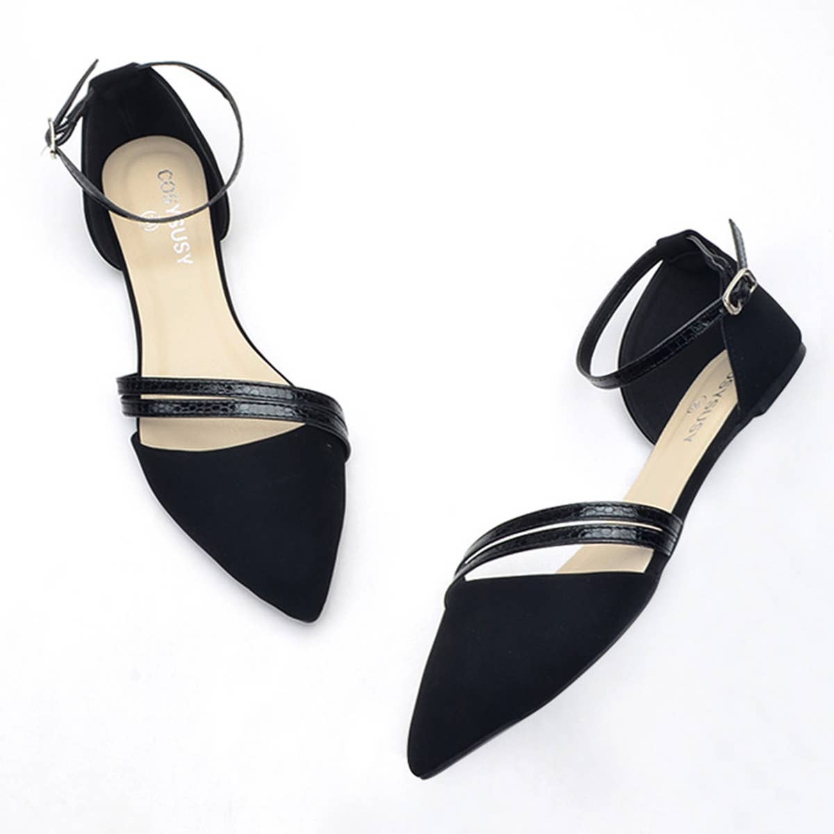 WOMEN POINTED FLAT SANDALS