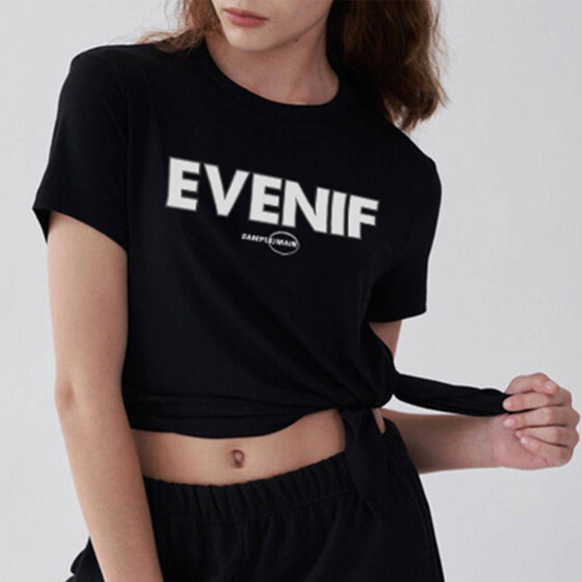 SPLIT PRINT PILATES BLOUSE