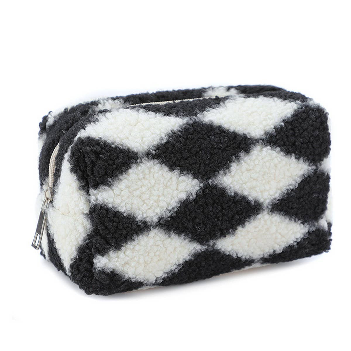 CHECKERBOARD LARGE CAPACITY MAKEUP BAG STORAGE BAG_CWAB1212