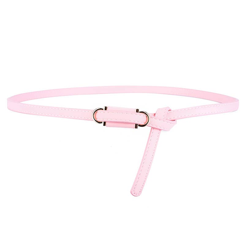 Personalized perforation-free thin waist belt