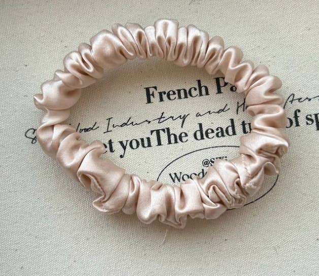 French-style fine hair rope made of mulberry silk